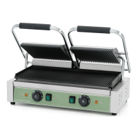 Гриль контактний GoodFood ECG20RR GREEN притискний професійний ребристий