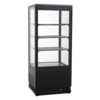 Шафа холодильна Frosty RT78B-1 black вітрина барна настільна чорна