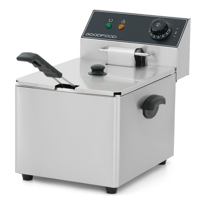 Фритюрница GoodFood EF8 BLACK электрическая профессиональная 8 л