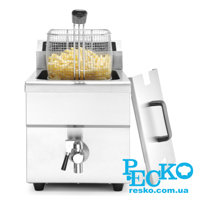 Фритюрница Hendi 215012 с краном индукционная профессиональная 8 л