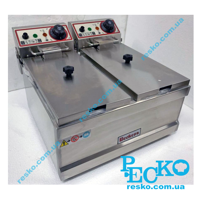 Фритюрница Beckers FB 4+4 LTA электрическая профессиональная 4+4 л