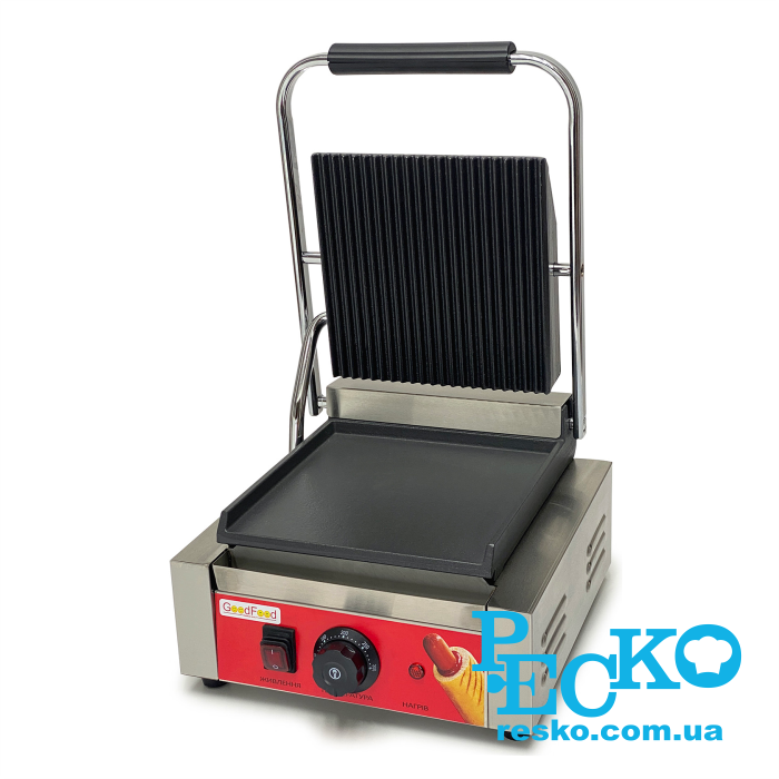 Гриль контактный GoodFood ECG10EA прижимной профессиональный комбинированный