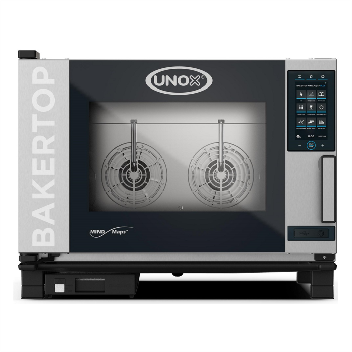 Печь конвекционная Unox XEBC04EUEPRM линия PLUS шкаф пароконвекционный пекарский