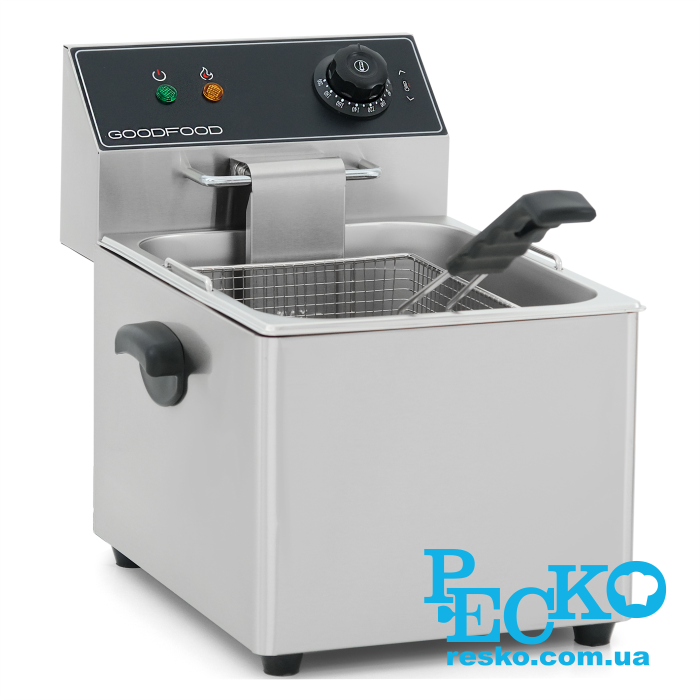 Фритюрница GoodFood EF8 BLACK электрическая профессиональная 8 л