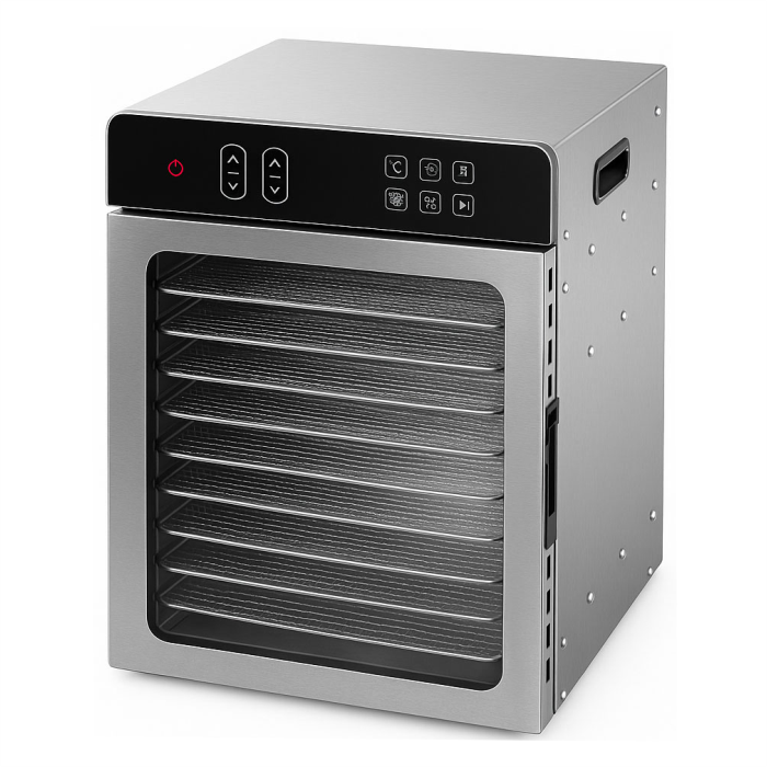 Дегидратор Hurakan HKN-DHD10G сушилка для пищевых продуктов овощей, фруктов, мяса, пастилы