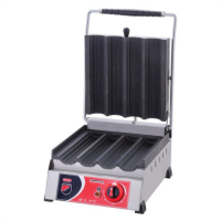 Гриль контактний Silver 2139 притискний професійний ребристий
