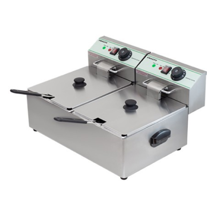 Фритюрница Frosty EFE-88 электрическая профессиональная 8+8 л