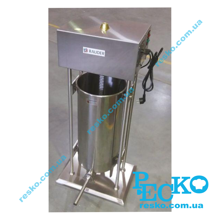 Шприц ковбасний Rauder LV-15E вертикальний професійний 15 л