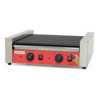 Гриль роликовий GoodFood HDRG14NS RED, 14 роликів