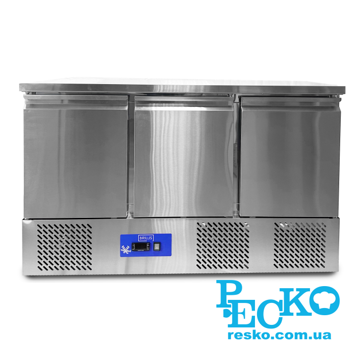 Стіл холодильний Brillis G-S903V S/S TOP тридверний