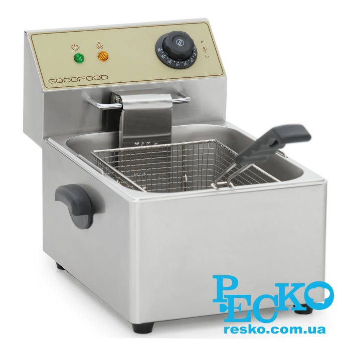 Фритюрница GoodFood EF6 BEIGE электрическая профессиональная 6 л