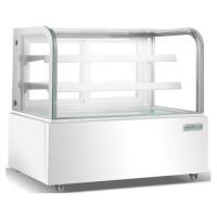 Вітрина холодильна GoodFood FW370R біла кондитерська підлогова горизонтальна