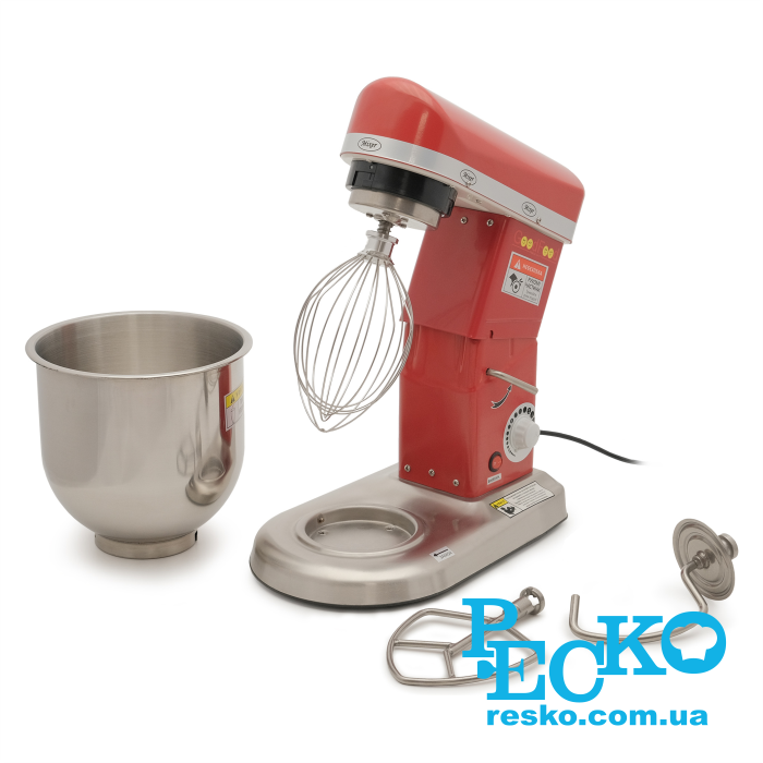 Міксер кондитерський планетарний GoodFood PM-B7 RED професійний 7 л промисловий настільний від компані\ РЕСКО