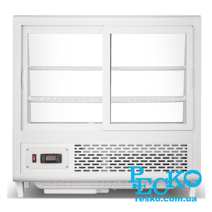 Витрина холодильная GoodFood RTW100L белая Premium кондитерская настольная горизонтальная