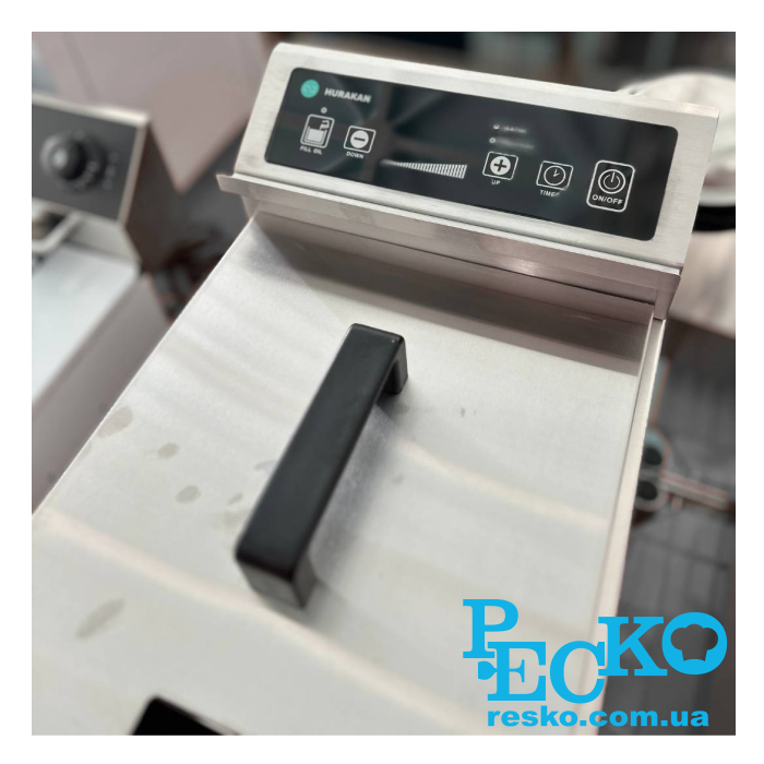 Фритюрница Hurakan HKN-FDI8T с краном индукционная профессиональная 8 л