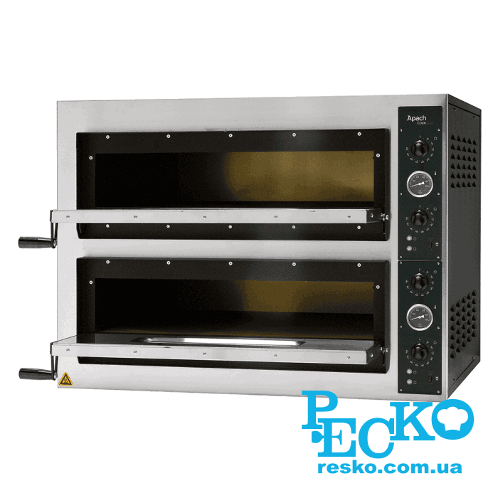 Печь для пиццы Apach AML44X электрическая две камеры