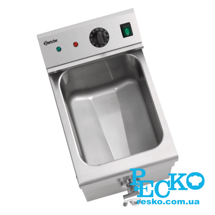 Фритюрница Bartscher 165118 с краном индукционная профессиональная 8 л