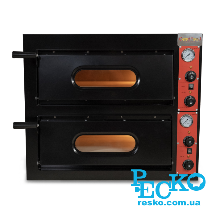 Печь для пиццы GoodFood PO22 электрическая две камеры
