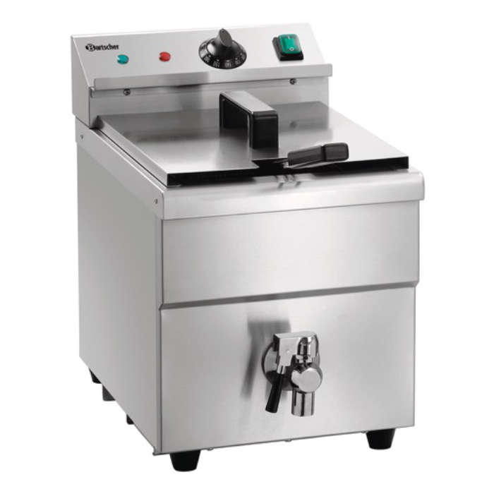 Фритюрница Bartscher 165118 с краном индукционная профессиональная 8 л