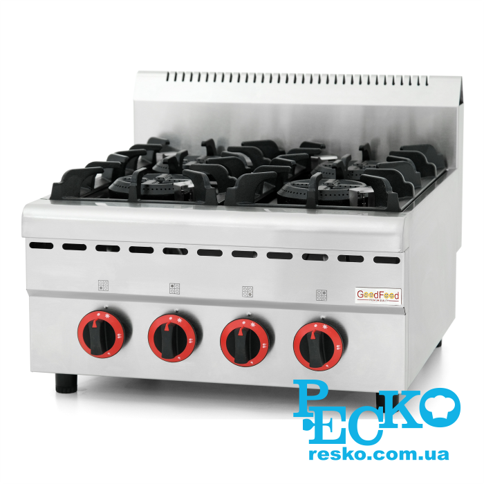 Плита газовая GoodFood GP4ATTNG газ контроллер профессиональная настольная