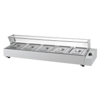 Марміт теловий GoodFood BM5G GN 1/2 зі зливним краном електричний професійний