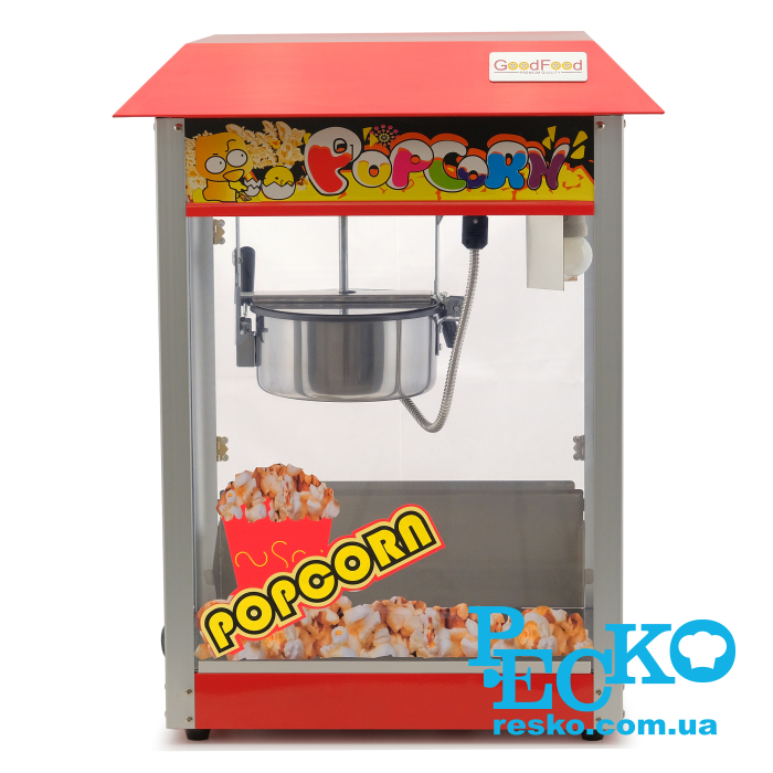 Аппарат для приготовления попкорна GoodFood POP6/SZP6B REDCORN профессиональный