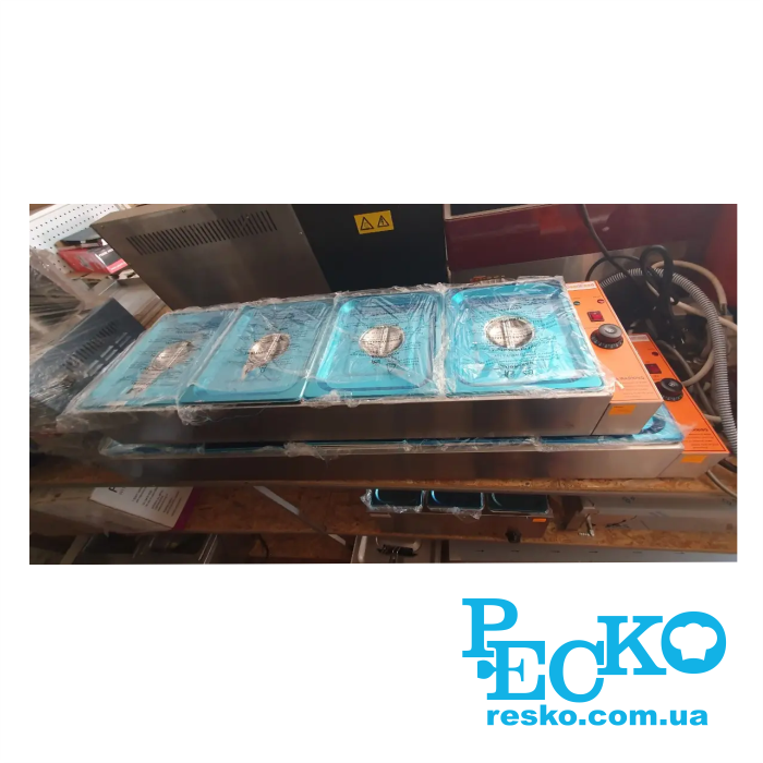 Мармит тепловой GoodFood BM4G GN 1/2 со сливным краном электрический профессиональный