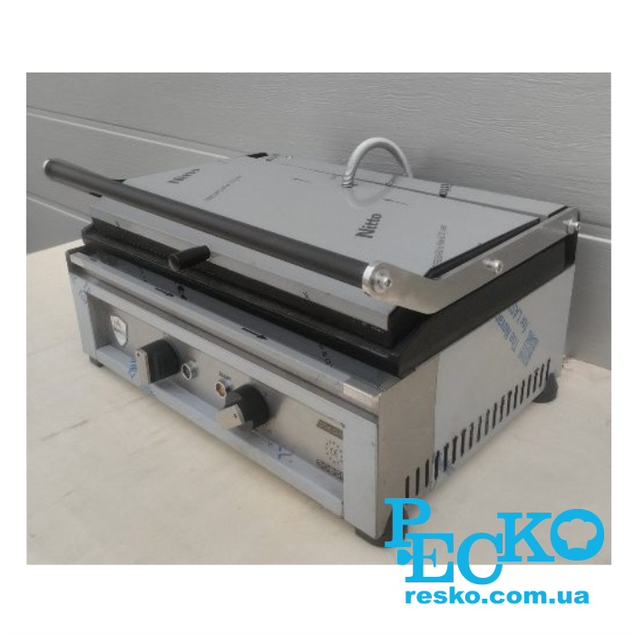 Гриль контактный Remta R79 прижимной профессиональный ребристый