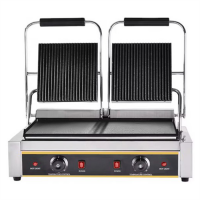 Гриль контактний Frosty EGS-36DF притискний професійний комбінований