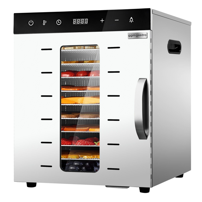Дегидратор GGM Gastro DGHB10 сушилка для пищевых продуктов овощей, фруктов, мяса, пастилы