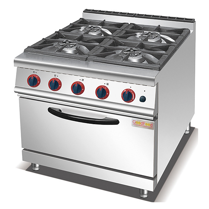 Плита газовая GoodFood GP4AFLNG газ контроллер профессиональная напольная