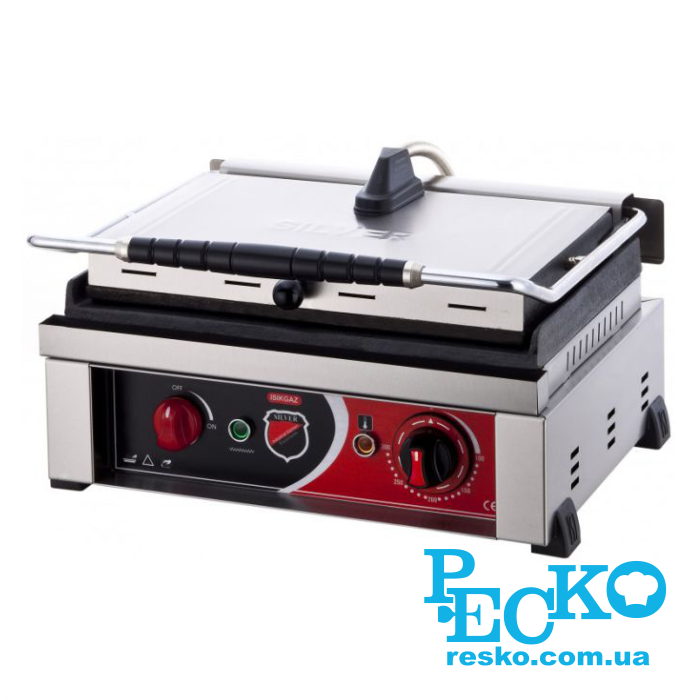 Гриль контактный Silver SS-16 прижимной профессиональный ребристый