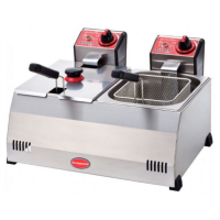 Фритюрниця Silver 2701 електрична професійна 8+8 л