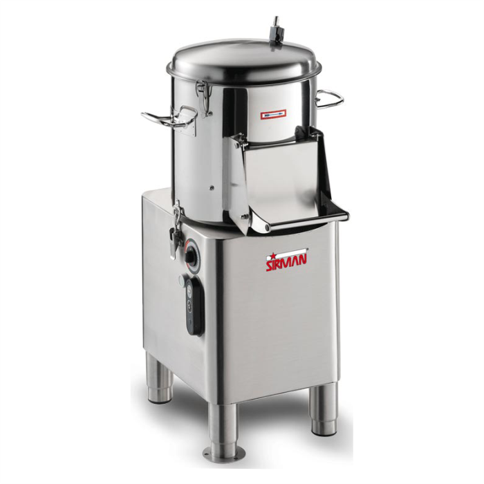 Картофелечистка Sirman PPJ 10 SC 1Ф электрическая профессиональная промышленная 170 кг/час Картофелечистка Sirman PPJ 10 SC 1Ф электрическая профессиональная промышленная 170 кг/час