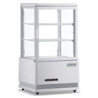 Шафа холодильна GoodFood RT58L біла вітрина барна настільна white