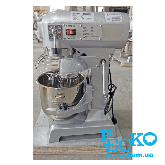 Міксер кондитерський планетарний GastroMix B10C професійний 10 л промисловий