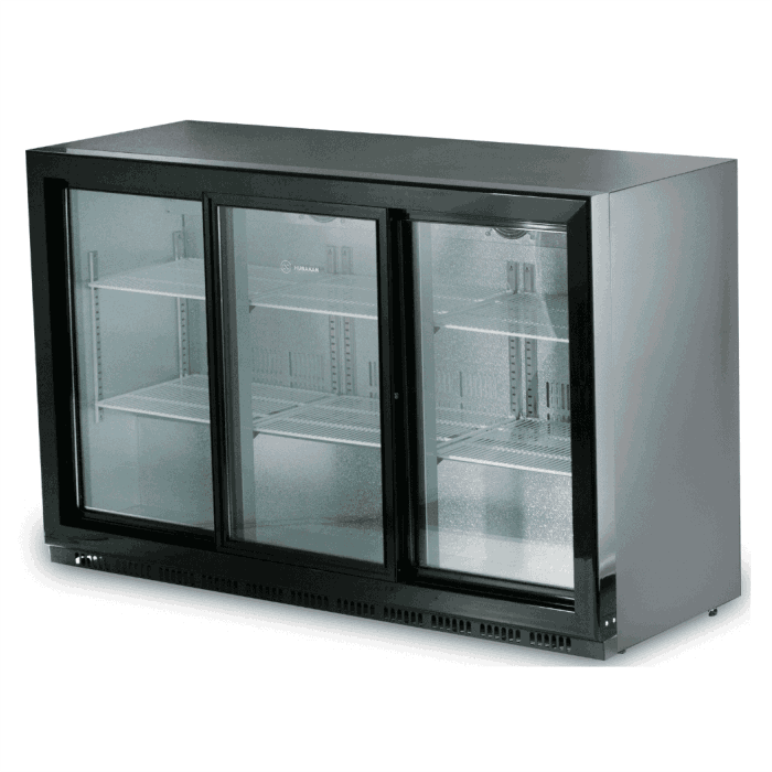 Шкаф барный холодильный Hurakan HKN-GXDB315-SL холодильник барный фригобар