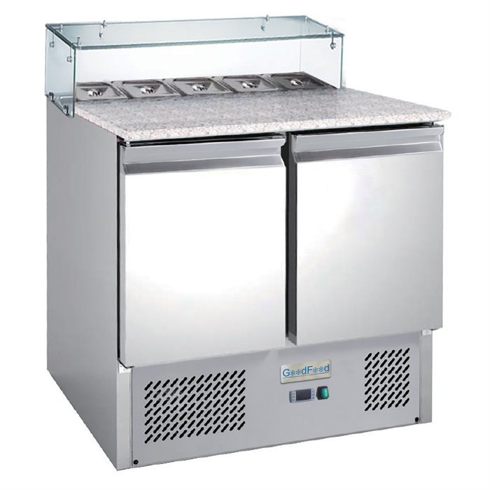 Стол для пиццы GoodFood GF-PS900GT-H6C с гранитной столешницей