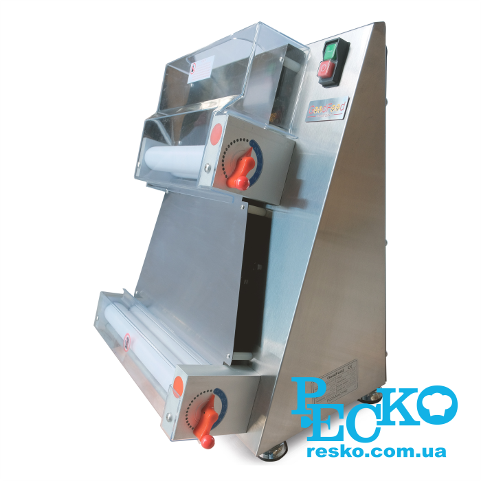 Тестораскаточная машина GoodFood NM40APD для пиццы электрическая профессиональная две пары валков