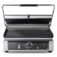 Гриль контактний TATRA EMP 102 притискний професійний ребристий