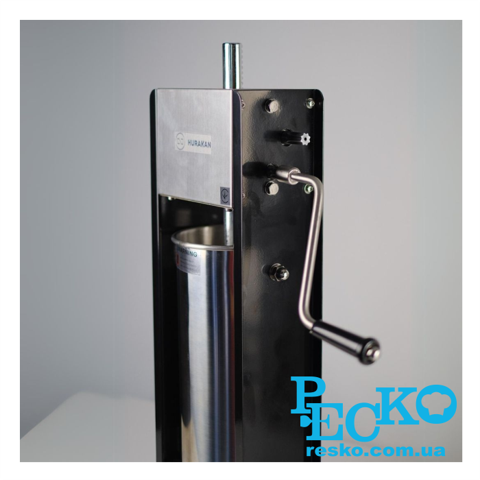 Шприц ковбасний Hurakan HKN-ISV5P вертикальний професійний 5 л