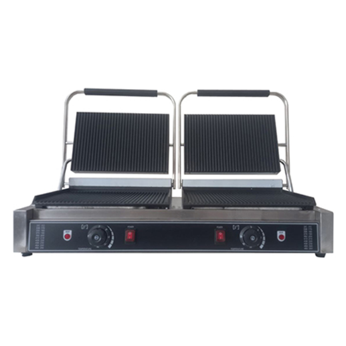 Гриль контактный Frosty EGS-44 прижимной профессиональный ребристый