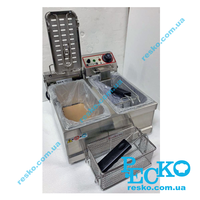 Фритюрница Beckers FB 4+4 LTA электрическая профессиональная 4+4 л