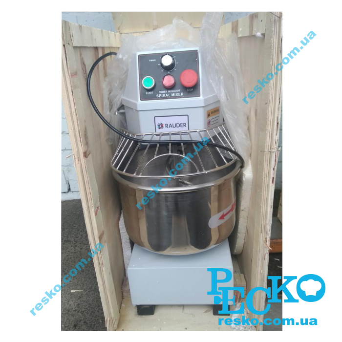 Тістоміс Rauder LT-10 спіральний професійний 10 л одна швидкість
