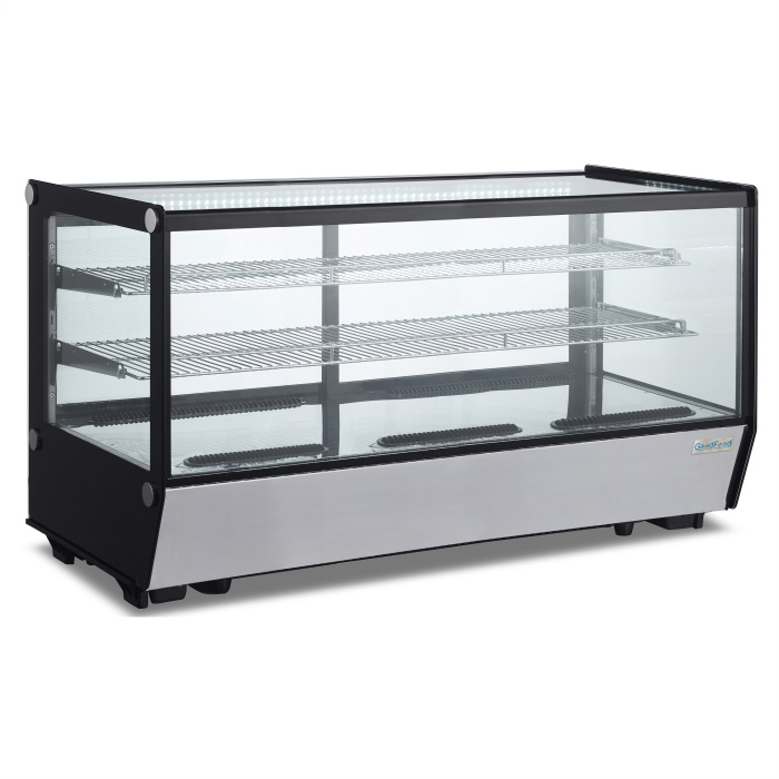 Витрина холодильная GoodFood RTW202L5 нержавеющая сталь кондитерская настольная горизонтальная