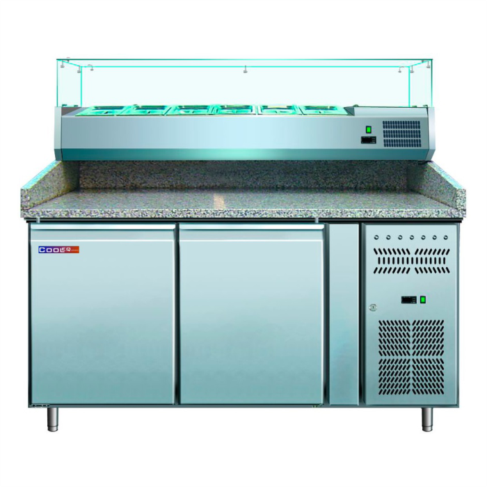 Стол для пиццы Cooleq PZ2600TN-VRX380 с гранитной столешницей