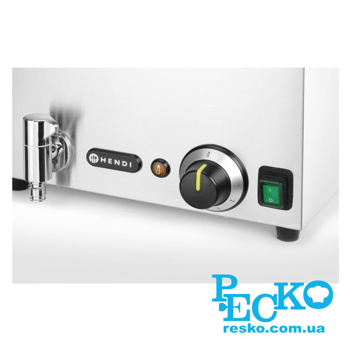 Мармит тепловой Hendi 238868 GN 1/1 со сливным краном электрический профессиональный