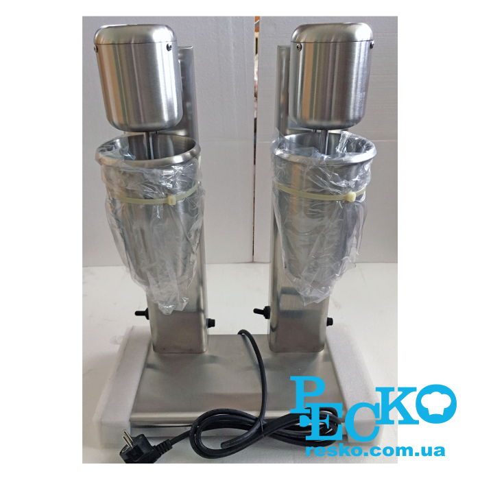 Міксер молочний JAU SR-2 для молочних коктейлів професійний 2x0,9 л Міксер молочний JAU SR-2 для молочних коктейлів професійний 2x0,9 л