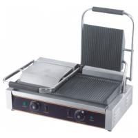 Гриль контактний Reednee CGR22 притискний професійний ребристий