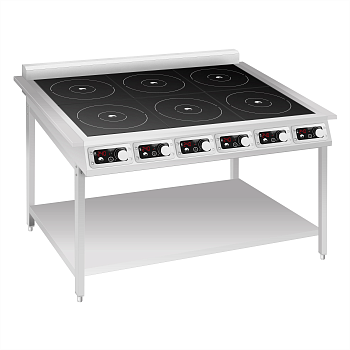 Плита индукционная Indokor IN3500-6PRO серия 700 профессиональная напольная